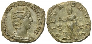 Otacilia Severa, Sestertius struck under Philip I, Rome, AD 244-249; Æ (g 19,55; mm 31)