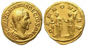 Trajan Decius (249-251), Aureus, Rome, AD 249-251; AV (g 3,97; mm 19)