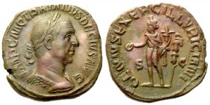 Trajan Decius (249-251), Sestertius, Rome, AD 249-251; AE (g 23,96; mm 30)