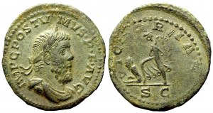 Postumus (Imperium Galliarum, 260-269), Sestertius, Cologne, c. AD 261; Æ (g 18,80; mm 30)