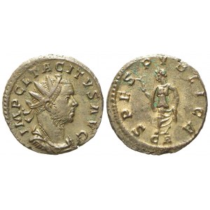 Tacitus (275-276), Antoninianus, Lugdunum, undated; Æ silvered (g 4,25; mm 21,2)
