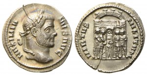 Maximianus (286-305), Argenteus, Augusta Treverorum, AD 294; AR (g 2,95; mm 17,9)