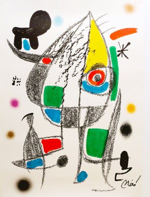 Joan Miró (1893 - 1983), Maravillas con Variaciones Acrósticas 20, litografia