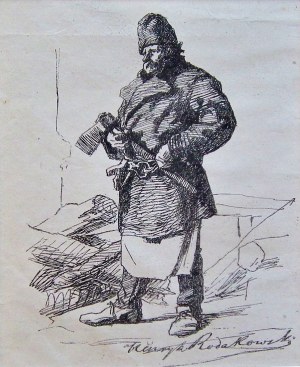 HENRYK RODAKOWSKI (1823 - 1894), DRWAL