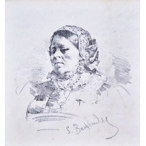 SZYMON BUCHBINDER (1853-1908), KOBIETA