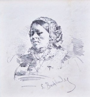 SZYMON BUCHBINDER (1853-1908), KOBIETA