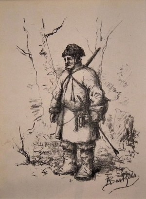 ARTUR BARTELS (1818 - 1885), MYŚLIWY