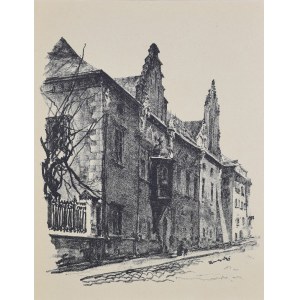 JAN KANTY GUMOWSKI (1883-1946), GEBÄUDE DES COLLEGIUM MAIUS IN KRAKAU, 1926