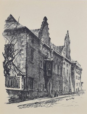 JAN KANTY GUMOWSKI (1883-1946), GMACH COLLEGIUM MAIUS W KRAKOWIE, 1926