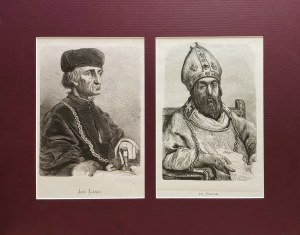 JAN MATEJKO (1838-1893), DWA PORTRETY, JAN ŁASKI, JAN DZIADUSKI