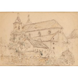 MICHAEL CIEŚLEWSKI - DAD (1870 - 1956), Monastery of the Jesuit Fathers in Piotrków Trybunalski