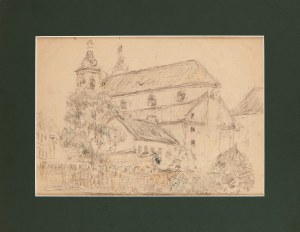 TADEUSZ CIEŚLEWSKI - OJCIEC (1870 - 1956), Klasztor OO. Jezuitów w Piotrkowie Trybunalskim