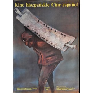 Stasys EIDRIGEVICIUS, Plakat przeglądu filmowego Kino Hiszpańskie Cinema espanol