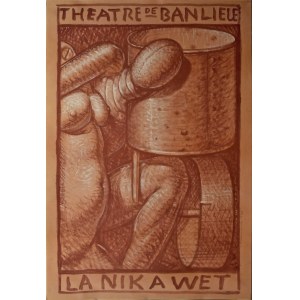 Franciszek STAROWIEYSKI, Plakat teatralny, Theatre de Banlieu, La Nikawet