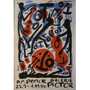 Ralf WINKLER, Poster by A.R. Penck