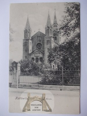 Katowice, Kattowitz, Evangelical church, 1912