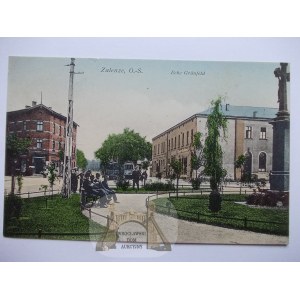 Katowice, Kattowitz, Załęże, ulica, tramwaj, ok. 1908