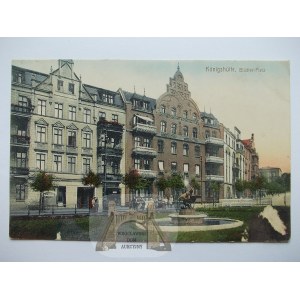 Chorzów, Konigshutte, plac Bluchera, 1914