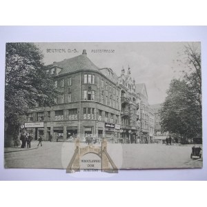 Bytom, Beuthen, ulica Pocztowa, 1943