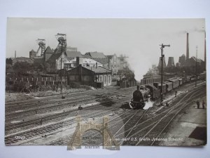 Bytom, Beuthen, Bobrek, mine, train, 1941