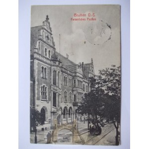 Bytom, Beuthen, poczta, straż pożarna, ok. 1914