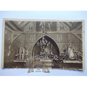 Jastrzębie Zdrój, kościół, ok. 1930, ucięta dolna krawędź w czasie okupacji (zniemczona)