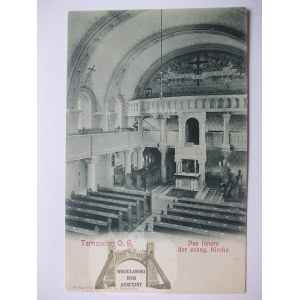 Tarnowskie Góry, Tarnowitz, kościół, wnętrze, ok. 1910