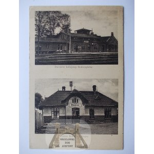 Radzionków, dworzec Roja, ok. 1920
