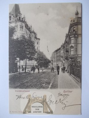 Racibórz, Ratibor, street, Weidenstrasse, 1902