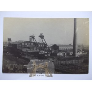 Sosnowiec - Klimontów, kopalnia, prywatna kartka, ok. 1915