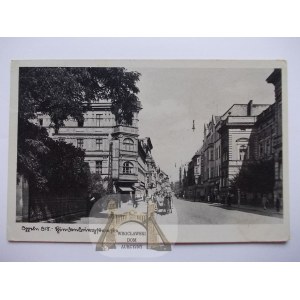 Opole, Oppeln, ulica Hindenburga, 1940
