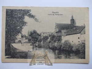 Opole, Oppeln, Młynówka, 1918