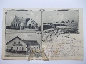 Kąty, Konty k. Opole, lock, school, inn, 1922
