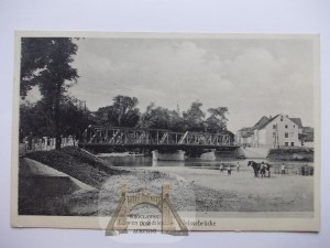Lewin Brest, Lowen, bridge over the Neisse River, 1929