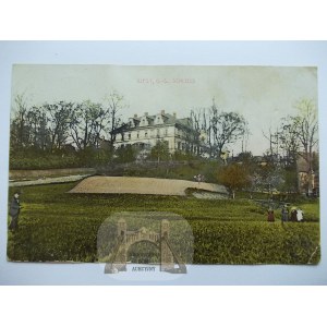 Ujazd, Ujest, palace, circa 1930.