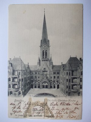 Breslau, Christuskirche, Verlag Trenkler, 1902