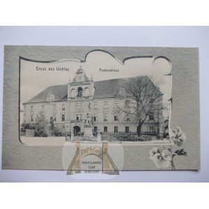 Wołów, Wohlau, Piastovský hrad, rám, okolo roku 1900