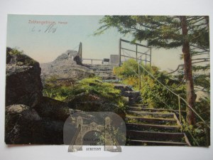 Sobótka, Mount Sleza, vantage point, ca. 1910