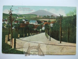 Szczawno Zdrój, Bad Salzbrunn, panorama, 1911