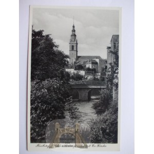 Świebodzice, Freiburg, panorama, ok. 1940
