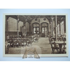 Sokołowsko, Gorbersdorf, Szpital dra Brehmera, czytelnia, ok. 1925