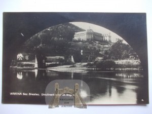 Bardo Slaskie, Wartha, view from under the bridge, 1940