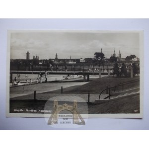 Legnica, Liegnitz, northern pool, 1933