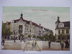 Legnica, Liegnitz, Wilhelmovo náměstí, 1911