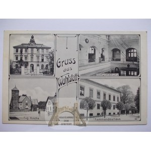 Legnickie Pole k. Legnica, basen, szkoła, 1910