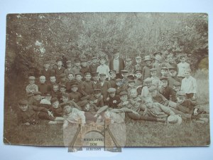 Glogow, Glogau, children, private card, 1914
