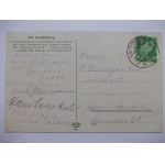 Grodziec, zamek, dziedziniec, 1925