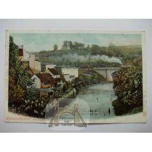 Bystrzyca Kłodzka, Habelschwerdt, ciekawa panorama, ok. 1900