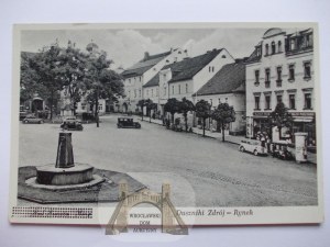 Duszniki Zdrój, Bad Reinerz, Tržní náměstí, cca 1942