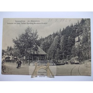 Podgórzyn, Giersdorf, tramway, 1924